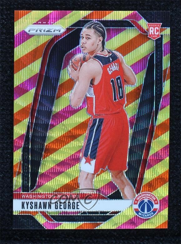 2024-25 Panini Prizm Multi Wave Prizm 32/88 Kyshawn George #257 Rookie RC