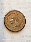 1861 Indian head penny with some luster