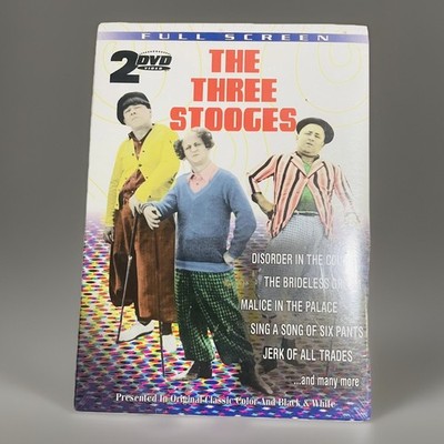 The Three Stooges 2 DVD Set Larry, Moe & Curly -Full Screen - New Factory Sealed