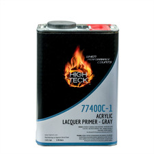 High Teck 77400c-1 Acrylic Lacquer Primer Surfacer Gallon Fast Dry Gray
