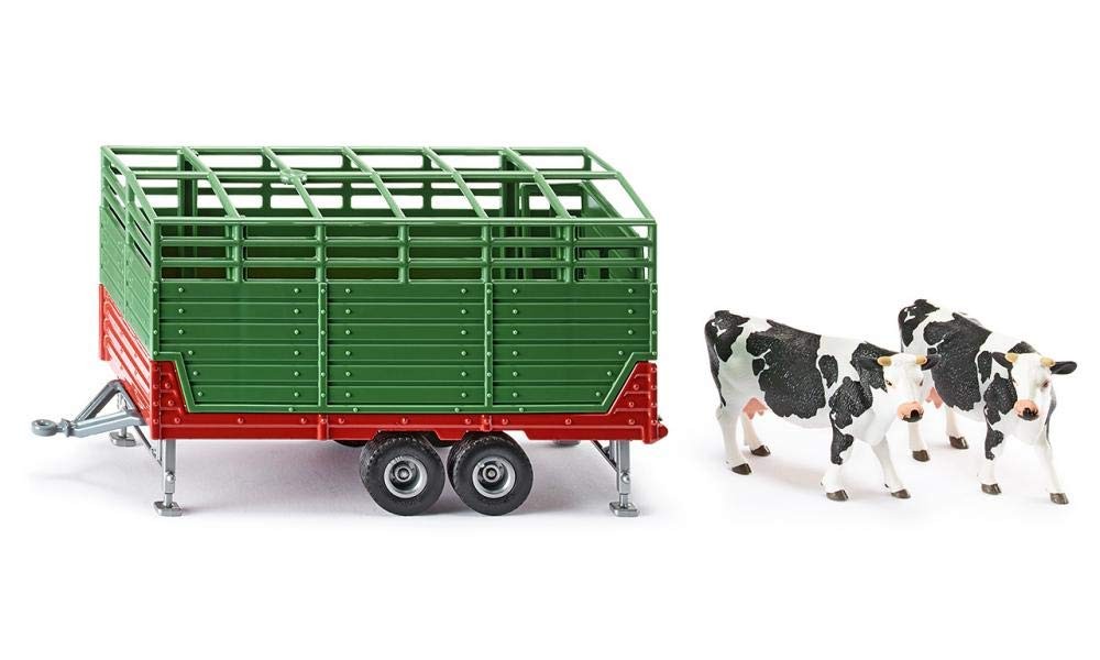 Siku 2875 Livestock Trailer with 2 Holstein Cows 132 MetalPlastic Green M 11190₽