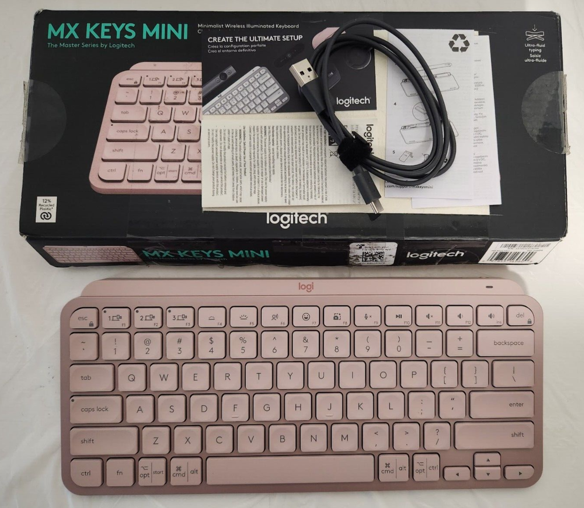 Logitech MX Keys Mini TKL Wireless Bluetooth Scissor