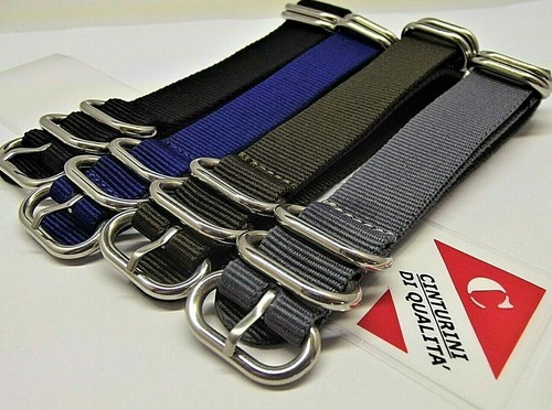 CINTURINO zulu nato spesso nylon G10 18mm 20mm 22mm orologi straps correa  montre | eBay