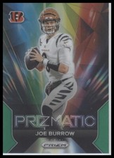 #9 Joe Burrow 2023 Panini Prizm Prizmatic Prizms Green