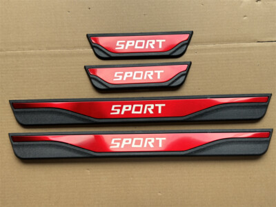 For Rubicon Accessories Car Door Scuff Sill Cover Panel Step Protector Trims X4