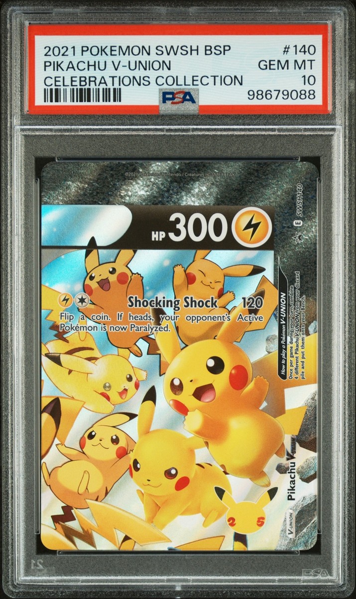 2021 POKEMON SWSH BLACK STAR PROMO CELEBRATIONS COLL #140