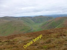 Photo 12x8 Dalveen Pass from Comb Head The flat top of Comb Head consists  c2013
