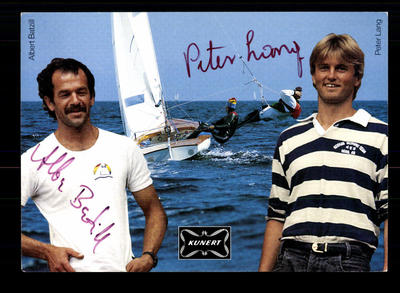 Albert Batzill Peter Lang Autogrammkarte Original Signiert Segeln+A 160616