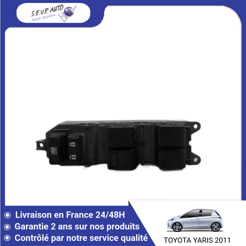 Commande Levé-glace Avant Gauche Pour Toyota Prius III (2009-2012) - Pièce D'occasion Garantie - Réf. 8404033100