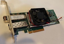 Lot of 4 QLogic HP CN1100R Dual P 10Gbe Network Card 706801-001 w/ Fan/ 10g SFP+