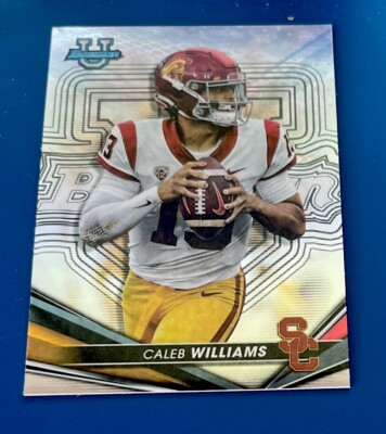 Caleb Williams ROOKIE CARD 2022-23 Bowman's Best U Chrome - #1 USC ...
