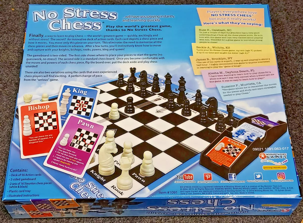 No Stress Chess, Play Chess Instantly, Winning Moves Game, Brand