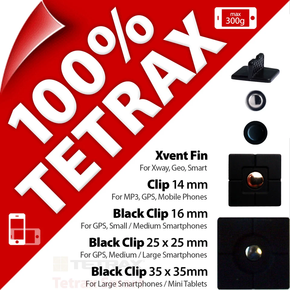 Tetrax Smart Air Vent Magnetic Car Dash Holder for iPhone 6 7 8 X, Galaxy S5 S6 - Image 3 of 4