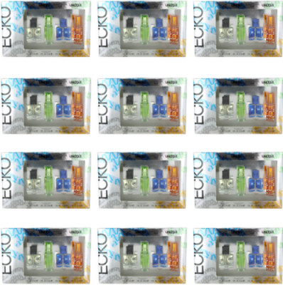 Marc Ecko (M) 4-teiliges Set: Miniatur EDT 0,5 oz Spr SW -12PK