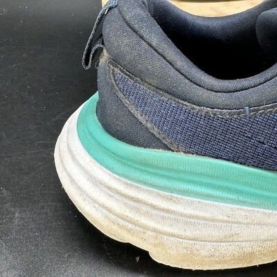 Hoka One One Bondi 8 Athletic Lace Up Running Shoe Womens Size 6B