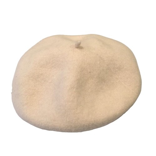 Juicy Couture cream ivory wool studded beret hat | eBay display picture 1