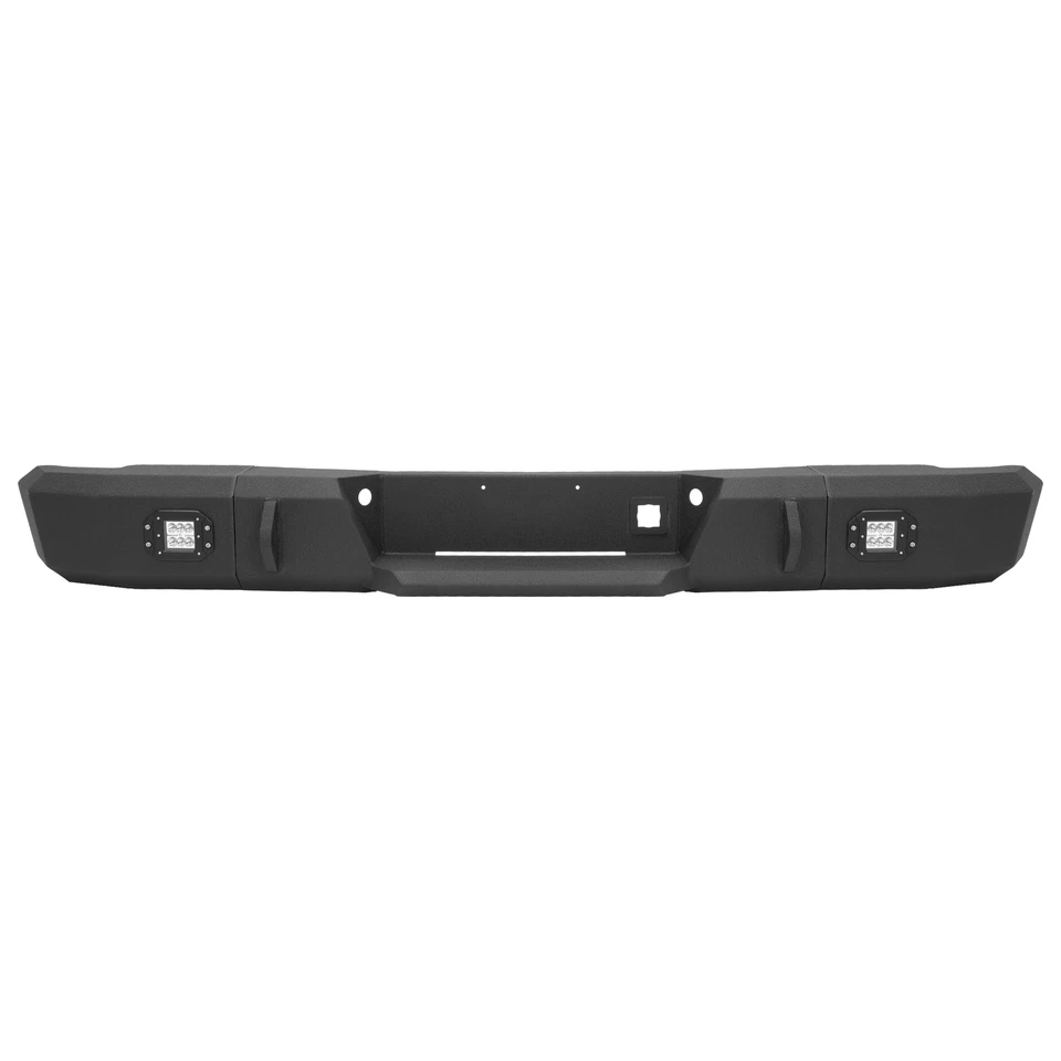 For Chevy Silverado 2500 HD & Classic 1999-2007 Rear Step Bumper w/LED Lights - Image 4 of 4