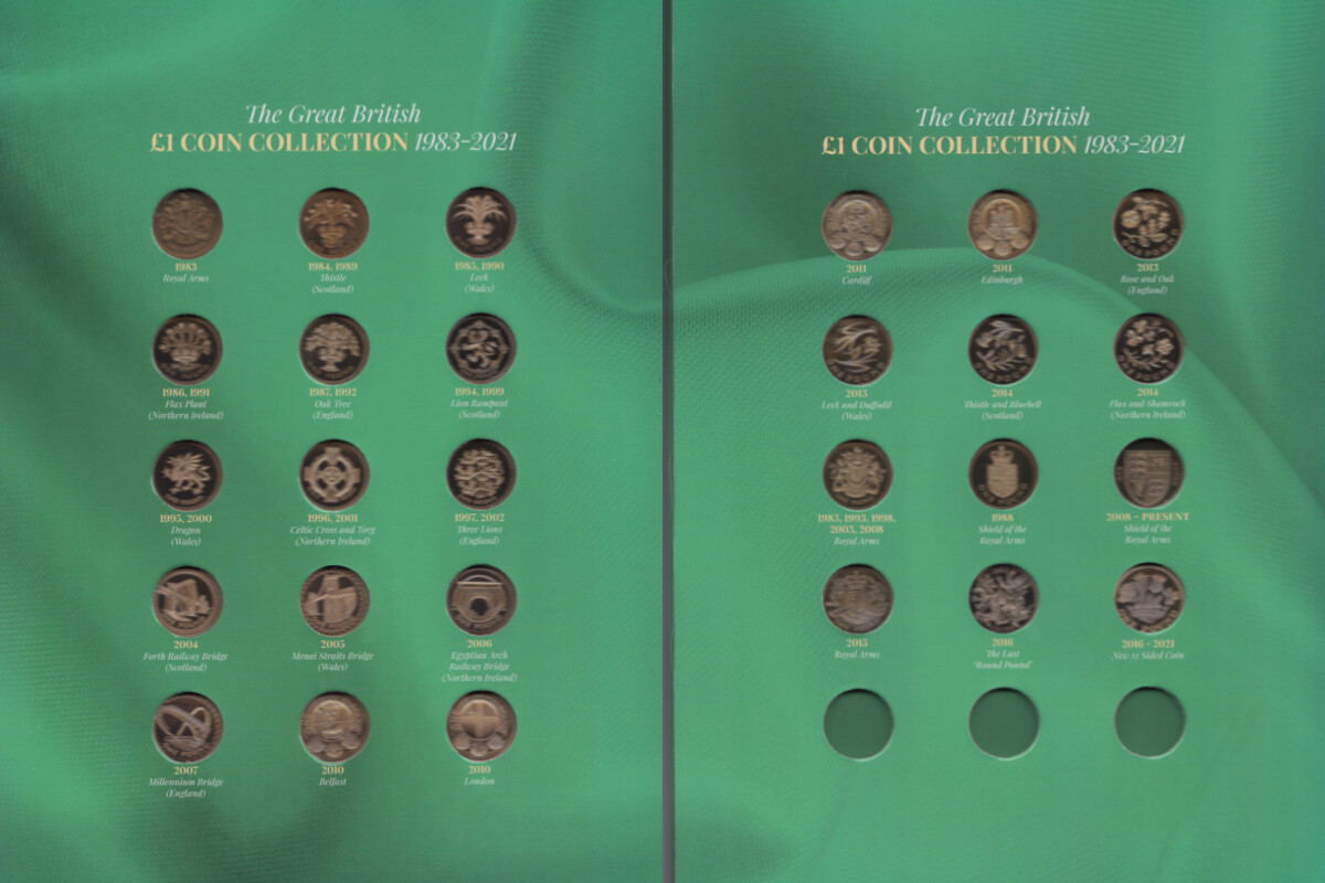 £1 Coin Album NEW 2021 Great British Hunt Coin Collectors Book One