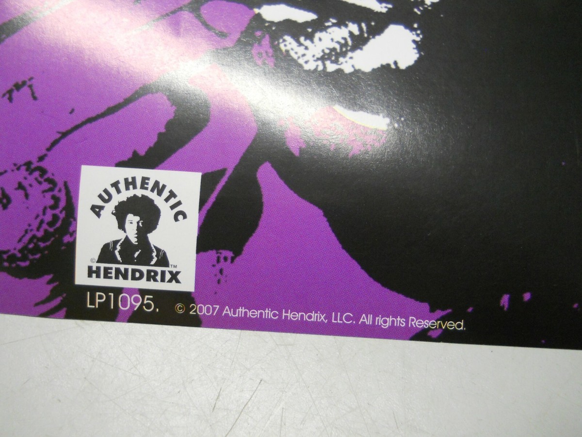 Vintage Jimi Hendrix Poster Legend Purple 24