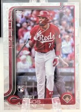2025 Topps Series 1 - Rece Hinds #217 Silver Foil (RC) Reds!