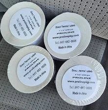 4 Rolls Proline Direct Thermal Labels 4X6 x 250 Pcs