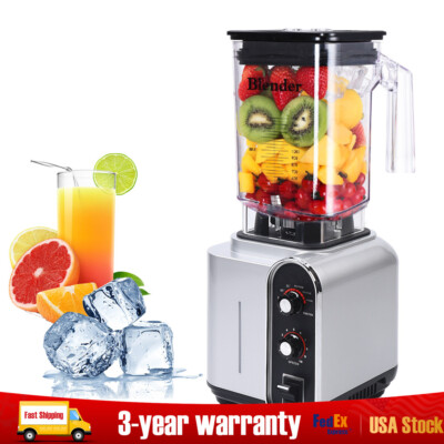 1*2200W Professional Blender Smoothie Maker Industrial Commercial Power Quiet