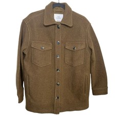 Aritzia Wilfred Free The Ganna Merino Wool Shirt Jacket Size Small