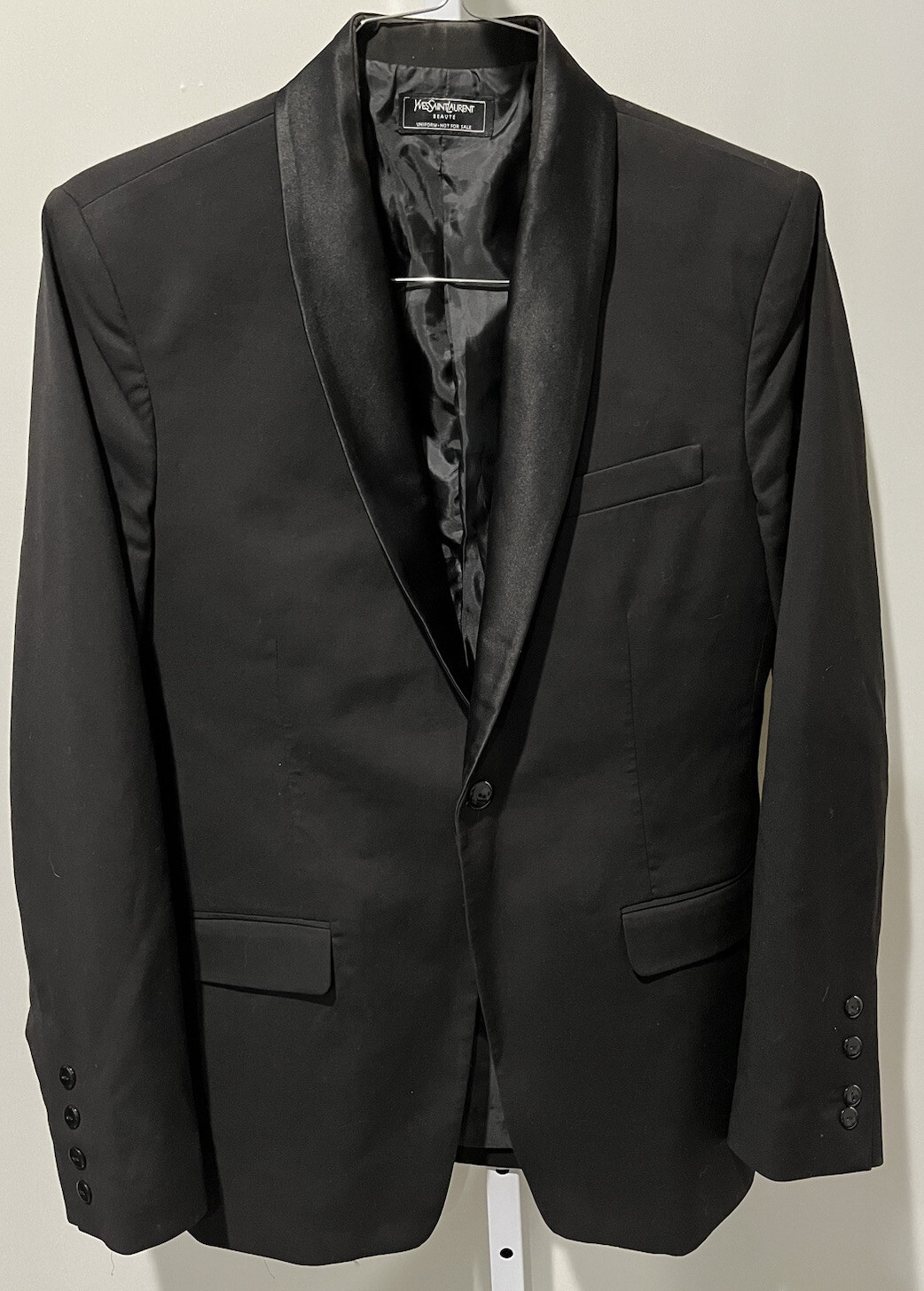 Giacca Blazer Yves Saint Laurent Beaute nera da donna taglia 36 IT