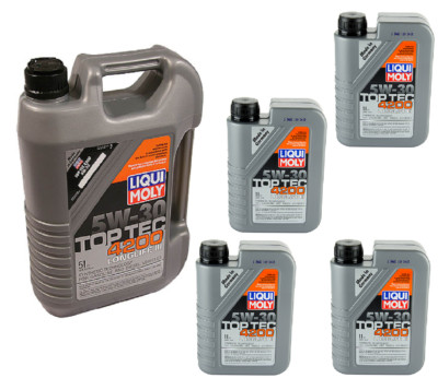 x9 LITER KIT Liqui Moly TOP TEC 4200 5w30 Synthetic Engine Motor Oil for Acura