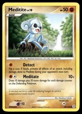Meditite 89/130 Pokemon Card Diamond & Pearl Common 50 HP Near Mint W10