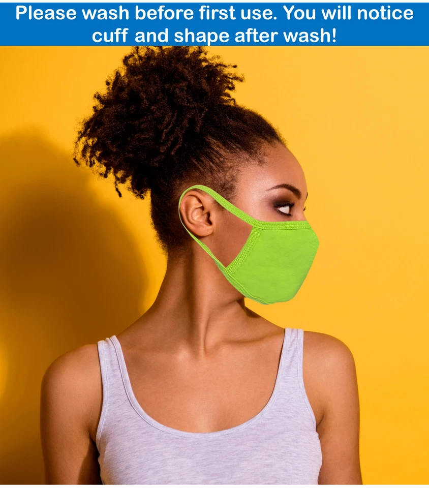 Cotton Face Mask, Reusable Fabric Mask, Blank Cloth Face Mask for Cricut & HTV - Image 4 of 4