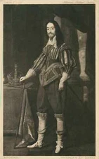 Postcard Daniël Mijtens Charles I Medici Society Unused