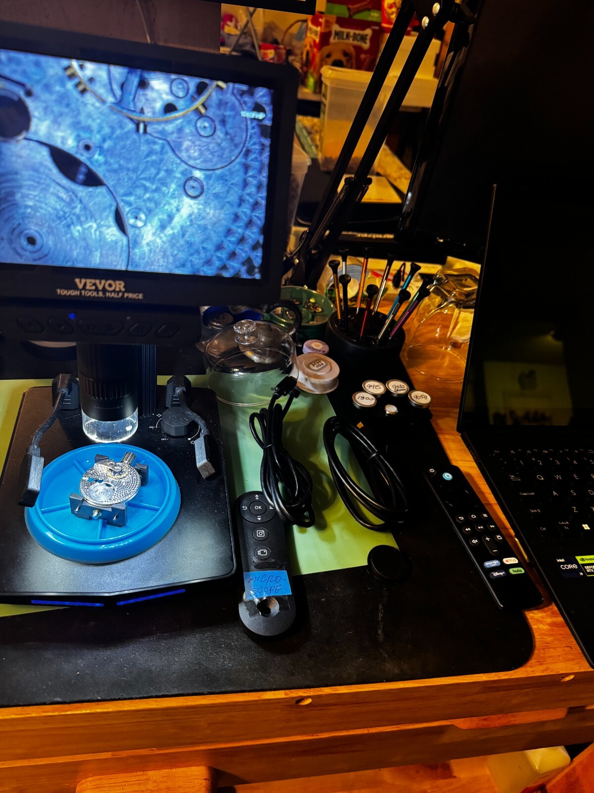 Preowned VEVOR Digital Microscope W7 7in IPS Screen 101200X