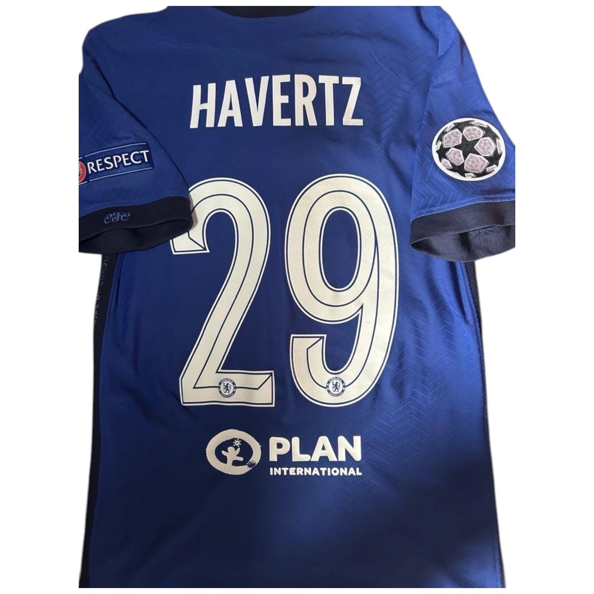 Authentic Nike Havertz Chelsea 20-21 Home Jersey CL Final