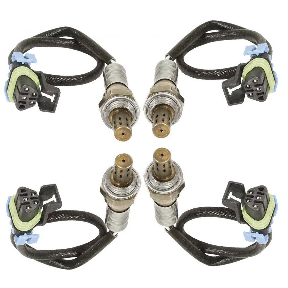 Sensor de oxígeno ascendente y descendente 4 piezas para Cadillac SRX 2010-2011 3,0 L 2012-2014 SRX 3,6 L Foto 3 de 4