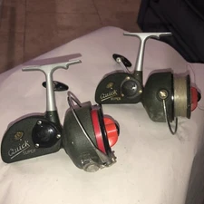TWO (2) DAM Quick SUPER  Vintage Spinning Reel's with LINE COUNTER GERMANY #DQ7