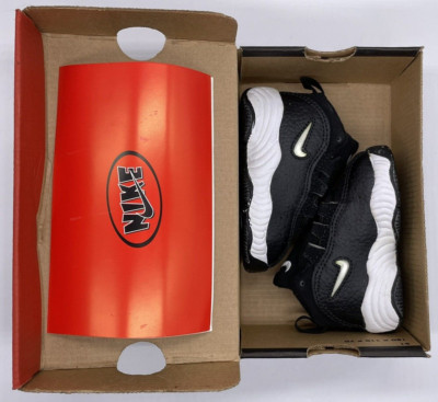 Vintage Nike Baby Hype Uptempo 850043-011 Size 2 c NIB Scottie Pippen 90s RARE