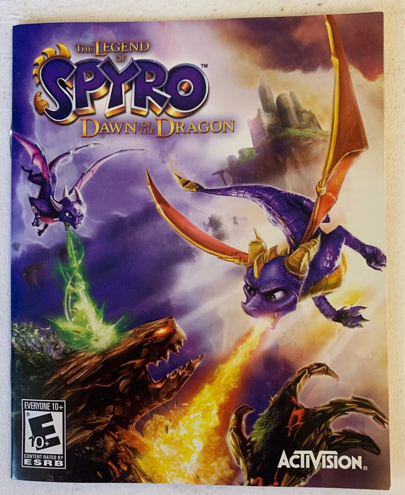 Legend of Spyro Dawn of the Dragon PlayStation PS3 ( MANUAL ONLY) | eBay