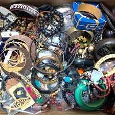 2LB BOHO / ARTISAN / WORLD Jewelry Bundle Natural Global Bulk Jewelry 40+ Items