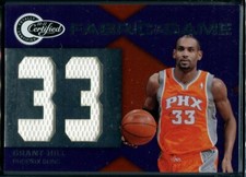 2011 PANINI CERTIFIED FABRIC GAME GRANT HILL JERSEY PATCH #8 SUNS /299 BJA1