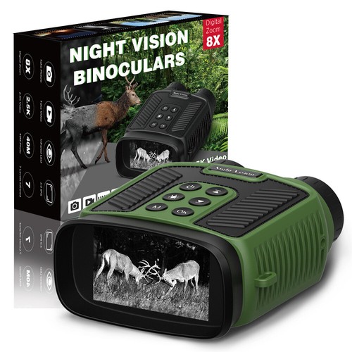 Night Vision Goggles Infrared Digital Binoculars 8X Digital Zoom For Hunting - Picture 97 of 101