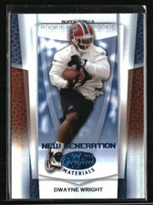Dwayne Wright 2007 Leaf Certified #161 /50 Football Card