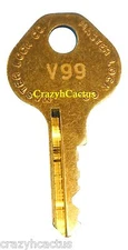 Master Lock Padlock 1525 1585 2010 2076 Control Key OEM Original Master Key V99