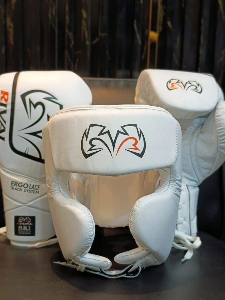 Nuevo casco de boxeo Rival RHG de cuero genuino - protector de cabeza profesional. Foto 4 de 4