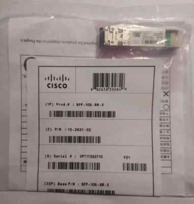 New Cisco SFP-10G-SR-X GENE SFP + 10G LC duplex transceiver module