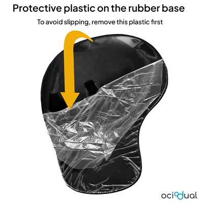 Accessorio Ufficio Gaming Tappetino Mouse Con - Comfort Per Uomo E Donna Da Ufficio Poggiapolsi Ergonomico - Foto 5