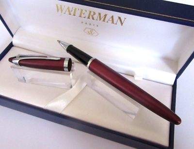 Stylo Roller Waterman Exception – Neuf De Stock, Laque Noire, Livré Avec Sa Boîte Waterman