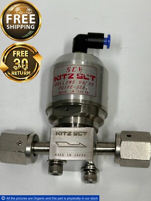 Kitz PCTFE-SEAT 10k-1/4 std 316L Bellow Valve Diaphragm Semiconductor Kitz sct