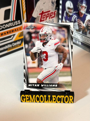 Miyan Williams 2024 Leaf Football XRC #36 | eBay