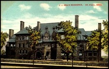 Postcard MN St. Paul Minnesota James J. Hill Residence c1910 B24